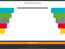 Tablet Screenshot of downloadingming.com